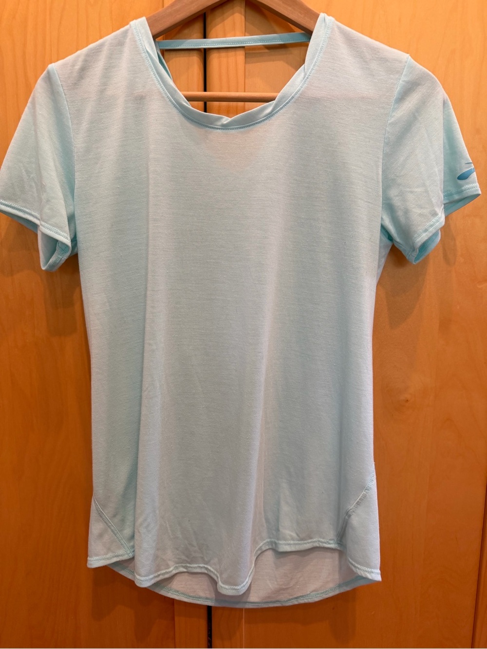 Brooks Light Blue Women’s Short Sleeve Performance Top